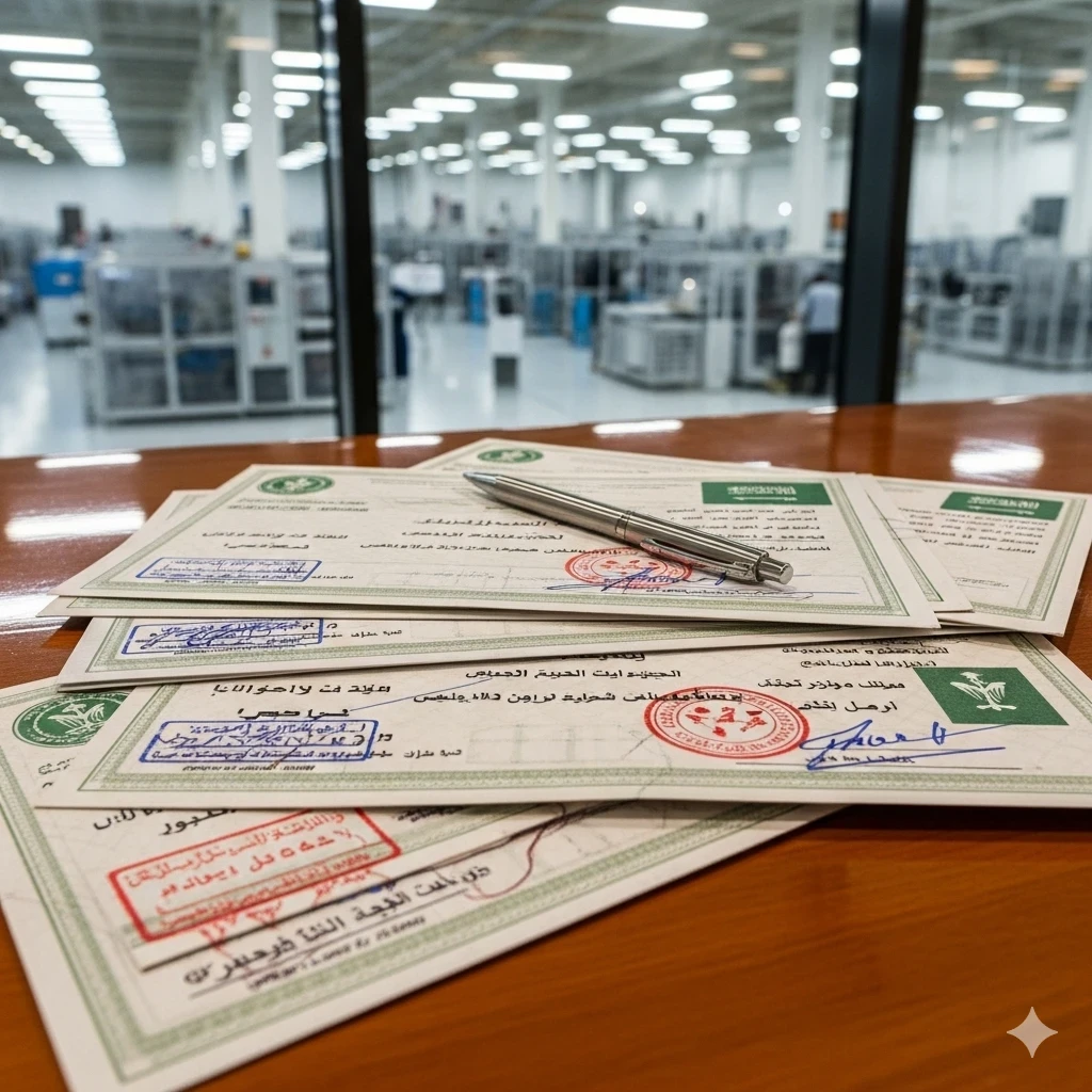 Factory licenses in Saudi Arabia