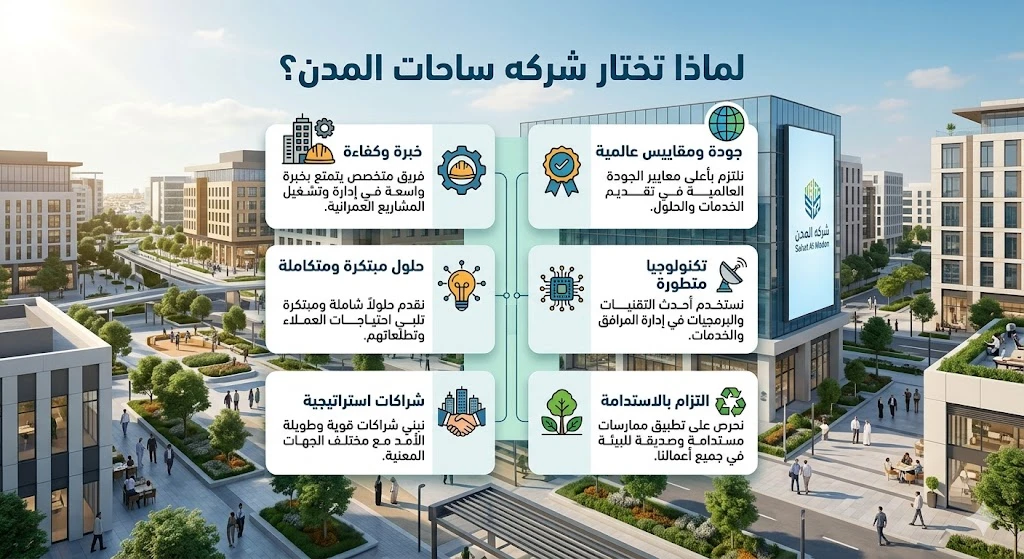 لماذا تختار ساحات المدن؟